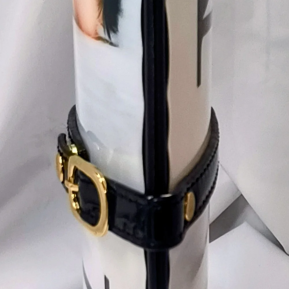 Unbranded Chic Clutch Magazine‎ Cover Design in Black, White, & Gold
